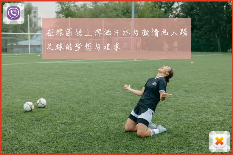 在绿茵场上挥洒汗水与激情画人踢足球的梦想与追求