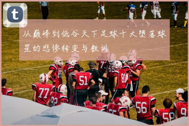 从巅峰到低谷天下足球十大堕落球星的悲惨转变与教训